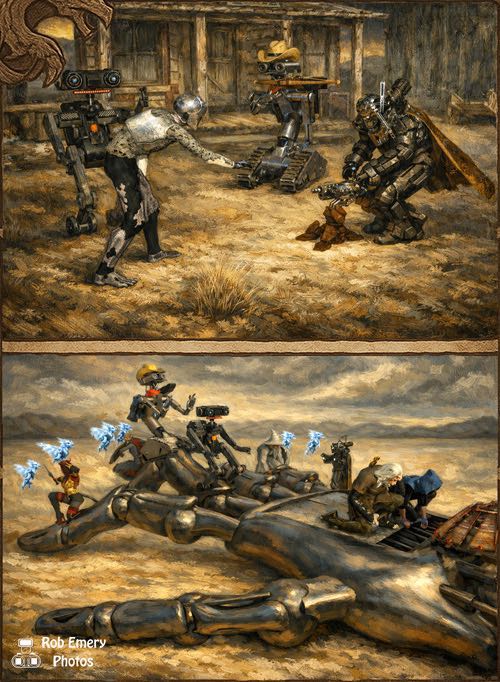 The Iron Titan - Salvage Syndicate Adventures Pt4e: protecting Salvation - Hand of Moe